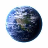 Planet Earth - white