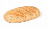 Loaf of long bread with grains