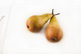 two fresh pears
