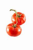 two fresh tomatoes