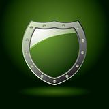 Green shield blank
