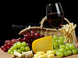 Wine, Grapes and Cheese