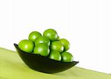 Limes in Black Bowl