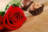 Red Rose with Truffles