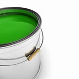 Green paint can