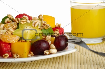 Fruit Salad with Cereal