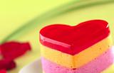 Heart-Shaped Cake Called Torta Helada