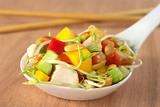 Fresh Asian Salad with Chicken