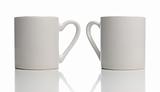 Two white cup