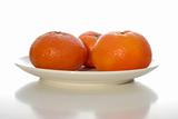 Fresh juicy tangerines