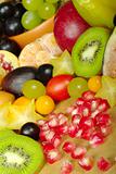 Exotic Fruits on Wooden Board