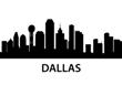 Dallas+skyline+vector