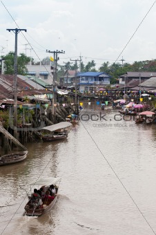 floating martket in Thailand