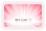 Romantic gift card