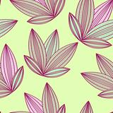 summer background with abstract leaves