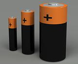 3d set of battery
