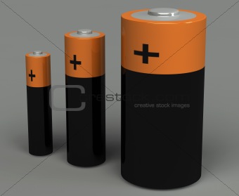 3d set of battery