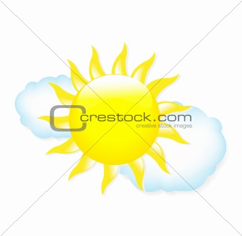 Sun With Clouds