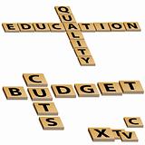 Quality Education Budget Cuts Crossword Puzzle