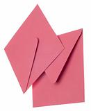 Pair of Pink Invitation Envelopes