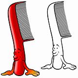 Red Smiling Comb