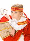 Belarussian girl in national dress