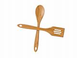 Wooden spoon and spatula