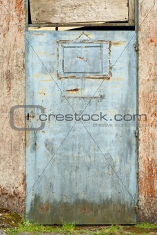  Old abandoned door