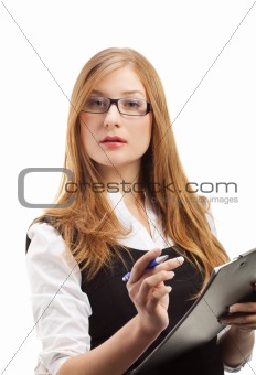 Portrait of beautiful business woman