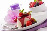 Panna Cotta with Berries
