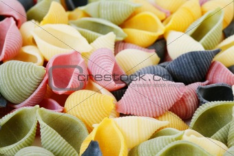Colorfull pasta