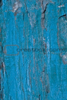 Blue painted shale stone 