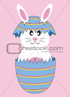 Easter Bunny in Egg