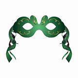 realistic carnival or theater mask isolated