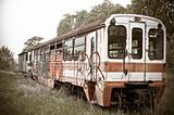 old vintage train
