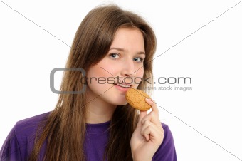 girl with cookies