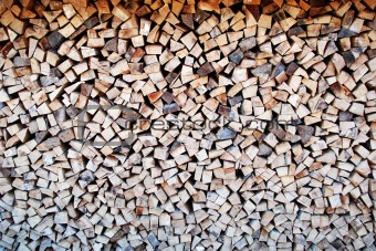 Firewood in pile