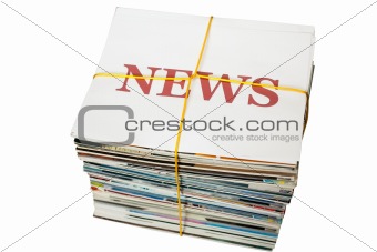 Stack of news