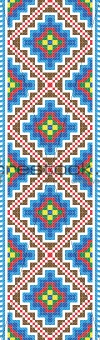 vector pattern traditional embroidery cross-stitch