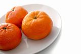Fresh juicy tangerines