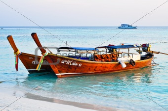 Boat in Sea Sourthern of Thailand 