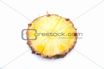 Fresh sliced pineapple