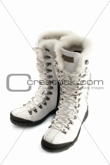White woman boots 