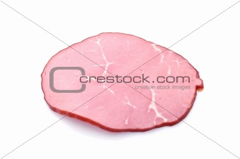 Thin slice of a ham