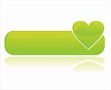 green heart banner