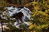 Northern Michigan UP Waterfalls Agate falls