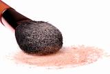 Face powder and brush