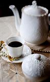 Coffee porcelain set