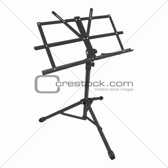 isolated music stand