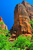 Jagged rock formation at Zion NP